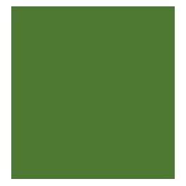 Colore acrilico opaco Verde Pino 60ml
