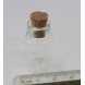Bottiglietta in vetro tappo in sughero media 1,5x3cm