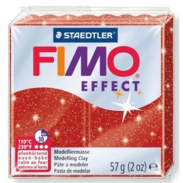 Fimo effect 202 Rosso Glitter