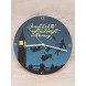 Orologio tema Peter Pan 
d. 30cm base legno