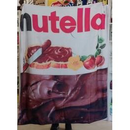 Coperta a tema cioccolata 150x130cm